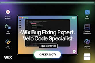 debug customize and fix error bug technical and mobile issue on your wix website