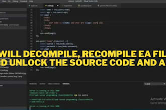 decompile ea file and unlock the source