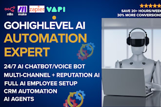 gohighlevel ai setup gohighlevel workflow automation n8n make com vapi ai call