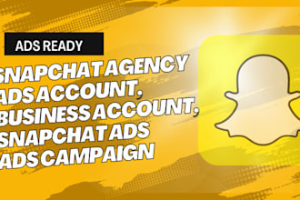 setup ad ready snapchat agency ads account, business account, snapchat ads