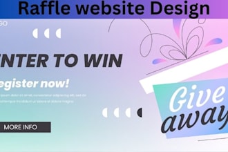 design raffle website competition and  hvac website design on wordpress platform
