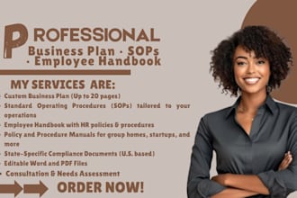 develop a business plan sops employee policy and procedures