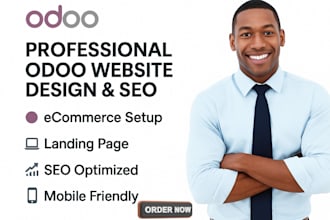 odoo website design odoo ecommerce store landing page odoo website redesign SEO