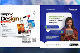 create a professional flyer to market and promote business or service