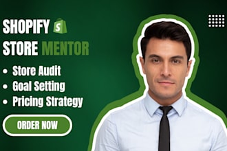 be your shopify mentor, shopify consultant, shopify coach, shopify sales manager