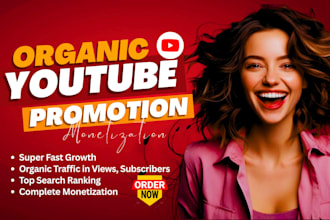 do youtube video promotion, gain channel subsciption montize