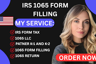 file 1065 irs form llc tax return k1 partners