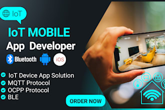 develop iot app using mqtt ble nfc mdns geofencing rfid arduino programming esp3