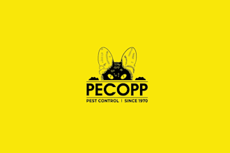 design outstanding pest control, pesticide, weed control and business logo