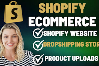 build shopify store shopify ecommerce website design shopify dropshipping store
