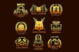 do modern minimalist legal, law firm and attorney logo
