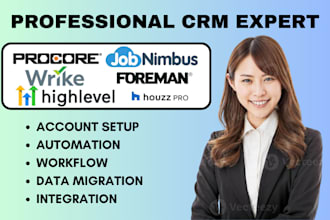 do houzz pro closebot jobnimbus wrike procore foreman gohighleve integration