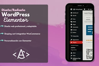 cree un sitio web adaptable con wordpress y elementor