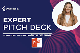 write, design and research a insurance charge investor pitch deck