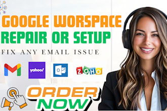 repair or setup your google workspace, email dns fix, setup squarespace website