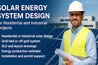 solar energy system design for residential and industrial projects pe stamp