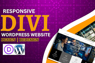 be your divi wordpress expert, design divi website, responsive german wordpress