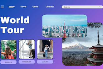 design premium automated travel affiliate website for passive income