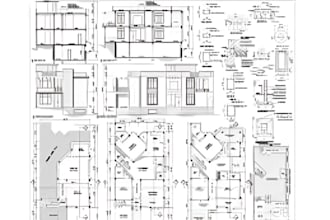 draw site plan architect permit plans and permit drawing for city permit