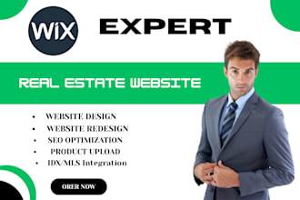 build wix real estate agent website investor website idx mls wix studio redesign