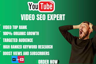 do youtube channel SEO and video optimisation for best ranking results
