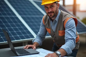 provide solar pv design, load calculation and permit plan sets tx, ca, nj