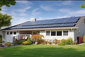 provide solar pv design, load calculation, and permit plan sets for tx, ca, nj,