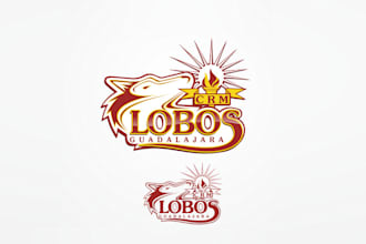 create lobes sports academy logo design