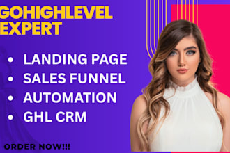 setup  gohighlevel landing page ghl sales funnel ghl automation ghl crm