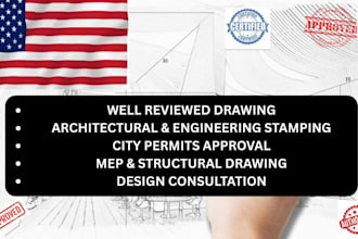 licensed architect, structural engineering pe stamp in texas oklahoma new york