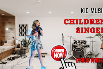 be children female vocalist, song writer for kids, children song, nursery rhyme