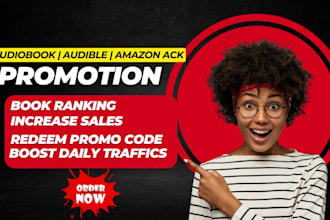 do amazon ack or audiobook audible promotion, ebook marketing