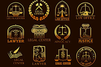 do attorney, legal and law firm logo any graphics design