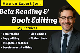 edit your fiction novel, beta read ebook manuscript with insightful feedback