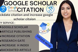 increase google scholar citation, backdated articles, journal, researchgate, eb1