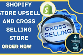 setup shopify store upsell cross sell aftersell bold ebay reconvert sell easy