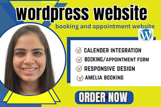 design responsive wordpress and wordpress appointment booking website