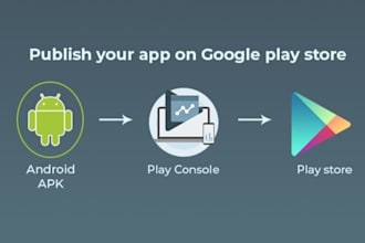 publish your already built apps  and games on my old google  apple store