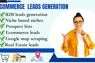 do shopify ecommerce lead scraping, b2b lead generation