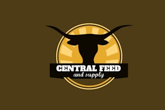design awesome animals central feed logo