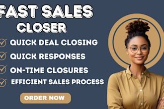 be your sales representative sales closing b2b lead generation