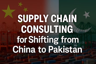 develop a complete supplier relocation plan from china to pakistan