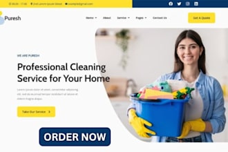 design cleaning website commercial house office cleaning booking koala website