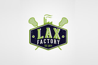 design eye popping lacrosse company logo