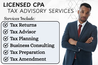 be your tax advisor, CPA lawyer for tax and business consulting