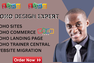 design zoho landing page zoho sites zoho client portal campaigns survey template