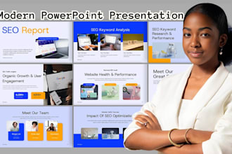 create branded business powerpoint presentation investor pitch deck google slide