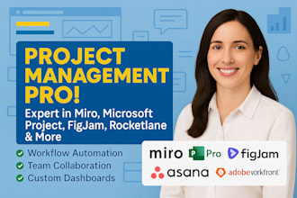 setup miro microsoftproject figjam rocketlane asana adobeworkfront project