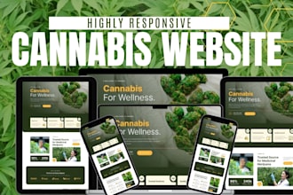 build cannabis wordpress website cbd oil hemp cannabis ecommerce cbd promotion