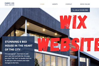 create wix website design redesign wix ecommerce landing page wix velo booking